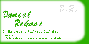 daniel rekasi business card